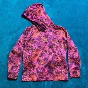 Under Armor bold colored big hooded hoodie